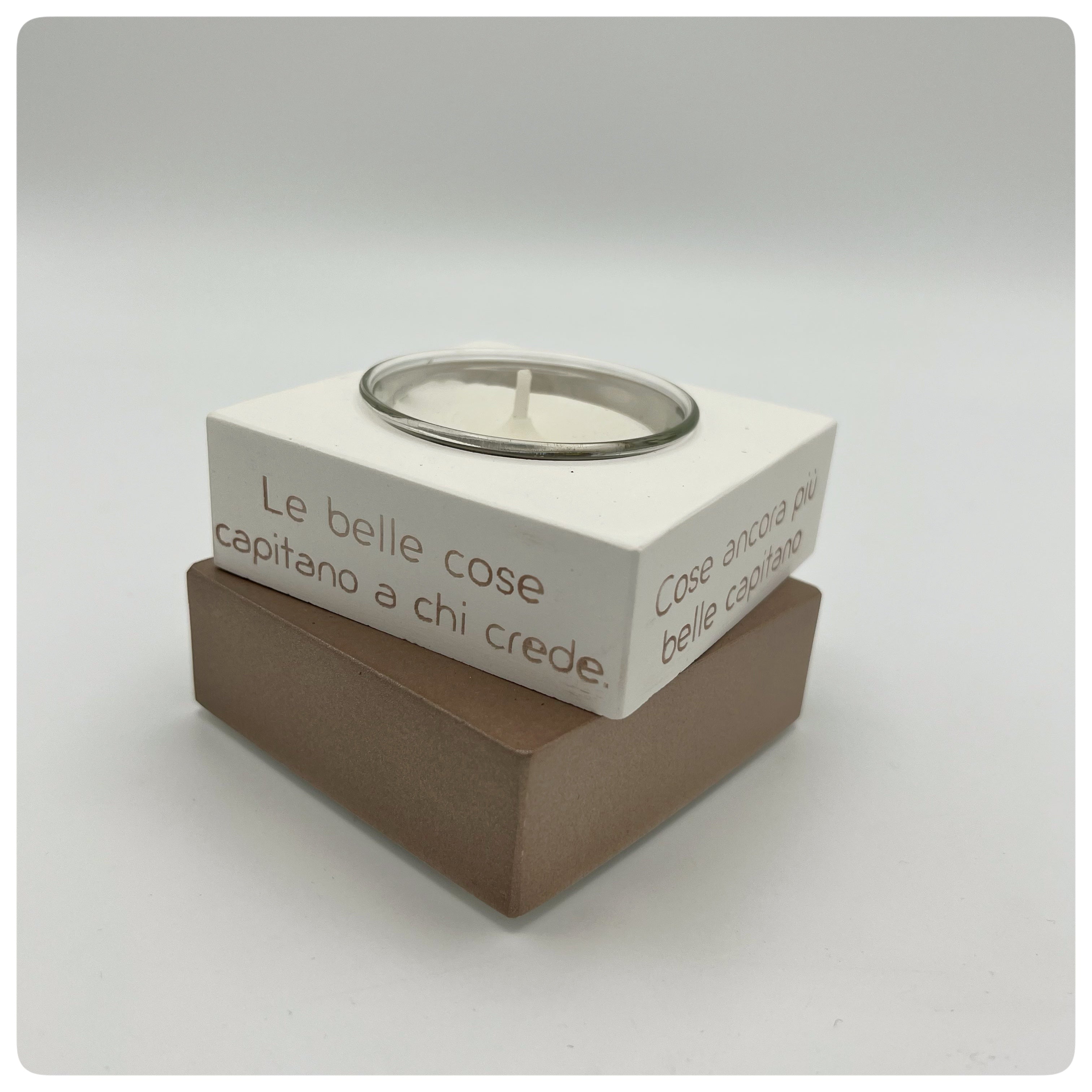 CANDELA CUBO  LE BELLE COSE  – fabarshop